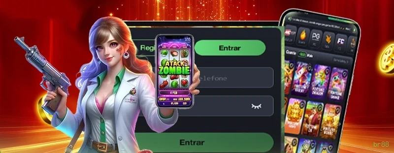 Roleta e blackjack br88